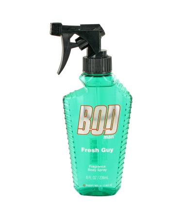 Bod Man Fresh Guy by Parfums De Coeur Fragrance Body Spray 8 oz for Men