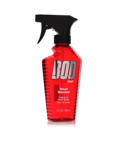 Bod Man Most Wanted by Parfums De Coeur Fragrance Body Spray 8 oz for Men