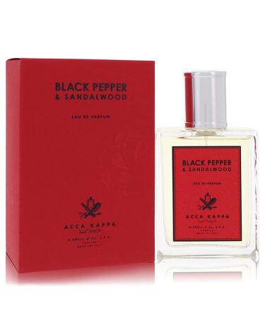 Black Pepper & Sandalwood by Acca Kappa Eau De Parfum Spray 3.3 oz for Men
