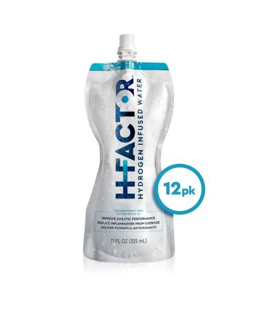 H Factor Hydrogen Water - Pure Hydrogen Infused Drinking Water for Natural Pre Or Post Workout Recovery, Molecular Hydrogen Supports Athletic Performance, Delivers Antioxidants, 11 Ounce 11 Fl Oz (Pack of 12) - Buy Online on GoSupps.com