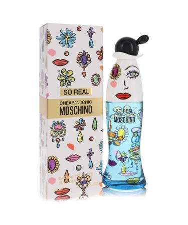 Cheap & Chic So Real by Moschino Eau De Toilette Spray 3.4 oz for Women