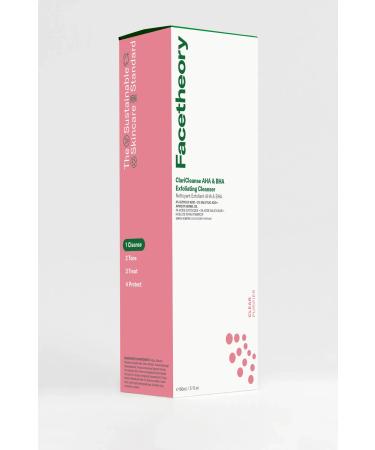 Facetheory Clarifying Cleanser C2 with Glycolic Acid | Exfoliating Cream Cleanser for Congested Skin | Vegan, Cruelty-Free, Made in UK | Mandarin Orange 170ml - Buy Online on GoSupps.com