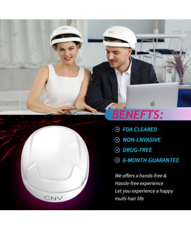 CNV Laser Hair Growth Helmet System - White - Buy Online on GoSupps.com