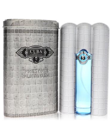 Cuba Prestige Platinum by Fragluxe Eau De Toilette Spray 3 oz for Men