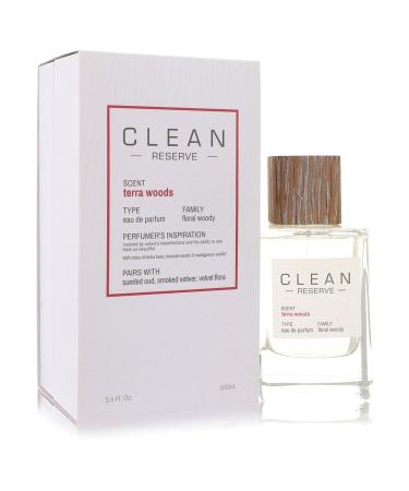 Clean Terra Woods Reserve Blend by Clean Eau De Parfum Spray 3.4 oz for Women
