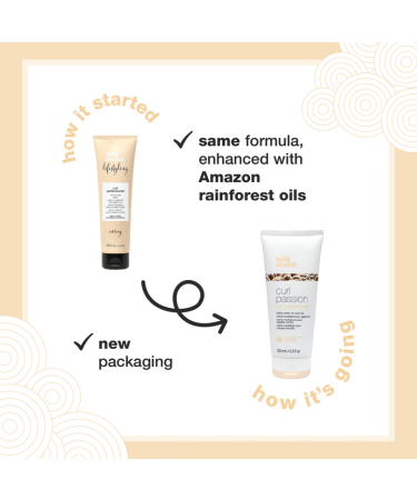 milk_shake Curl Passion Perfectionist - Style Cream Defines and Tames Curls, Banishing Frizz | 6.8 fl oz - Buy Online on GoSupps.com