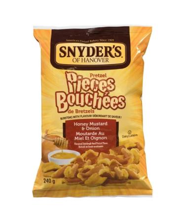 Snyder’s of Hanover Pretzel pieces honey mustard & onion - 240 grams