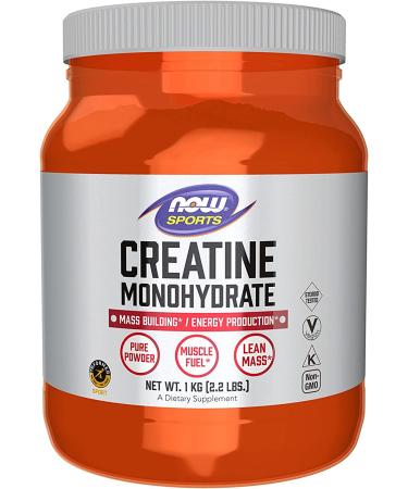 Now Foods Sports Creatine Monohydrate Pure Powder 2.2 Lbs. (1 kg)