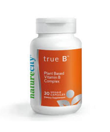 NatureCity True-B Plant Based Vitamin B-Complex 30 Vegan Capsules from Whole Food Sources (1)