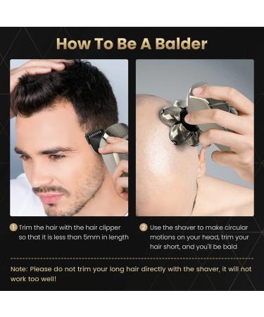 SEJOY 5 in1 Electric Razor Wet Dry Head Shaver for Bald Men Trimmer Grooming Kit - IPX7 waterproof - Buy Online on GoSupps.com