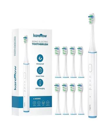 KareNow Electric Toothbrush for Adults Rechargeable 4 Modes Electric Toothbrush