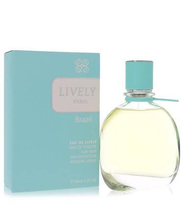 Eau De Lively Brazil by Parfums Lively Eau De Toilette Spray 3.3 oz for Men