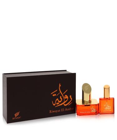 Riwayat El Ambar by Afnan Eau De Parfum Spray + Free .67 oz Travel EDP Spray 1.7 oz for Women