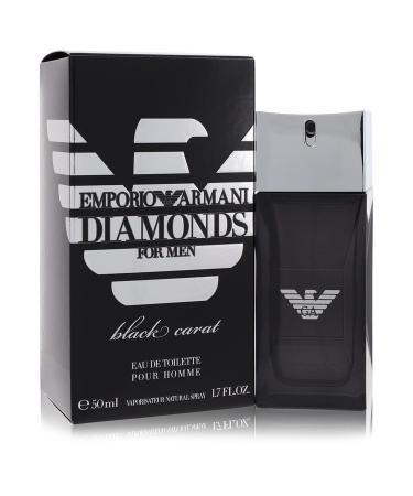 Emporio Armani Diamonds Black Carat by Giorgio Armani Eau De Toilette Spray 1.7 oz for Men