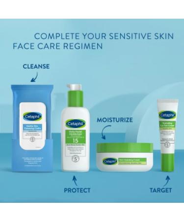 Cetaphil Gentle Skin Cleansing Cloths â€“ 25 Pre-Moistened 5x7.9 for Sensitive Skin - Buy Online on GoSupps.com