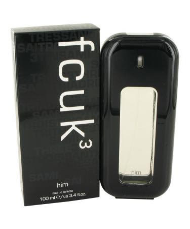 Fcuk 3 by French Connection Eau De Toilette Spray 3.4 oz for Men