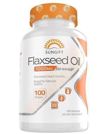 Sungift Flaxseed Oil 1000mg - 100 SoftGels