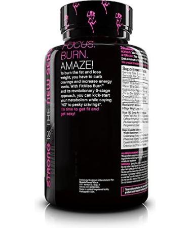 Fit Miss Burn - 90 Capsules | Effective Weight Loss & Fat Burner Supplement - Buy Online on GoSupps.com