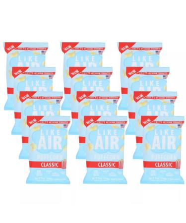Like Air Classic Baked Puffcorn - Pack of 12 - 4 Oz.