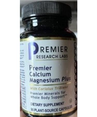 Premier Research Labs Calcium Magnesium - Pure Sango Marine Coral Powder - Supports Bone Joint Teeth & Alkaline pH for Whole-Body Health - Non-GMO Supplement with No Added Stearates - 8 Oz