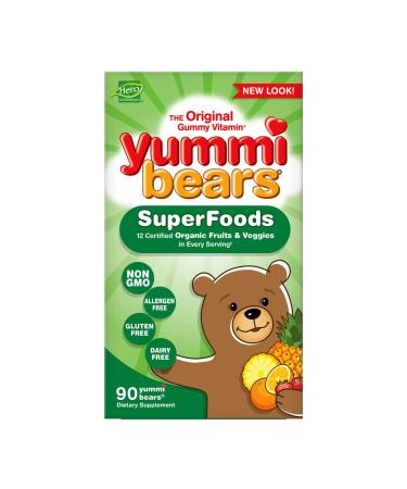 Hero Nutritionals Yummi Bears SuperFoods Fruits+Veggies - 90 Gummies for Kids' Health - Buy Online on GoSupps.com