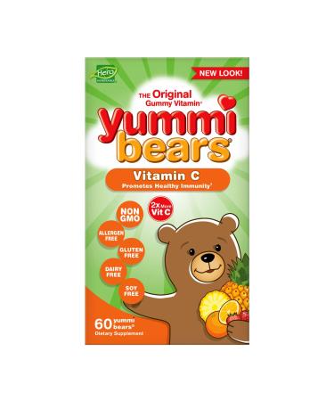 Hero Nutritionals Yummi Bears Vitamin C Gummies - 60 Count for Immune Support - Buy Online on GoSupps.com