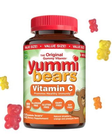 Hero Nutritionals Yummi Bears Vitamin C Value Size - 132 Gummies