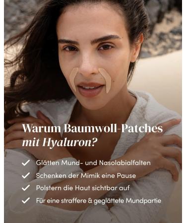 Apricot Beauty 'Keep Smiling' Fold Patch for Nasolabial Folds | 100 Anti-Wrinkle Facial Patches with Hyaluronic Acid | Smooth Lip Folds & Reduce Fine Lines - Buy Online on GoSupps.com