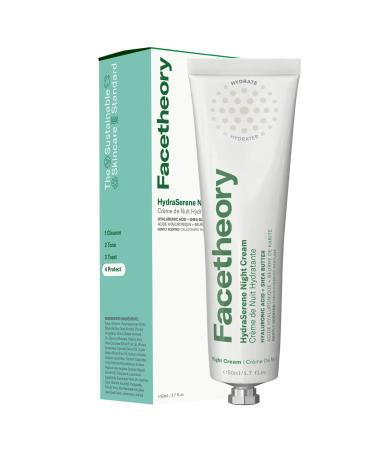 Facetheory Relaxing Night Cream M10 50ml - Hydrating Vegan Face Moisturizer | Made in the UK | Cruelty-Free Formula | Scented Night Retain Moisture - Buy Online on GoSupps.com