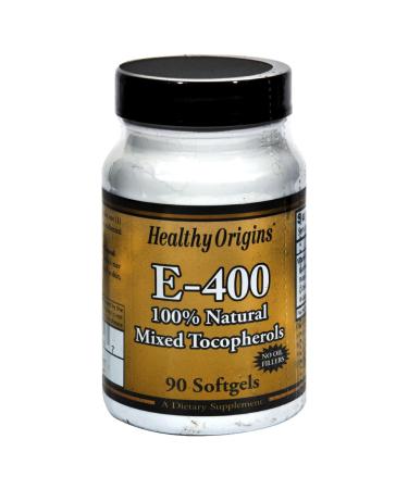 Healthy Origins E-400 - 400 IU - 90 Softgels