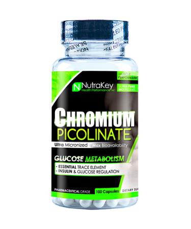 Nutrakey Chromium Picolinate - Not Flavored - 100 Capsules