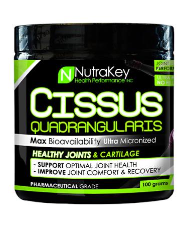 Nutrakey Cissus Quadrangularis Powder - Not Flavored - 100 grams