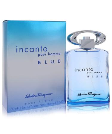 Incanto Blue by Salvatore Ferragamo Eau De Toilette Spray 3.4 oz for Men