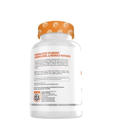 Sungift Iron 25 MG Capsules - 100 Tablets for Energy & Wellness - Buy Online on GoSupps.com