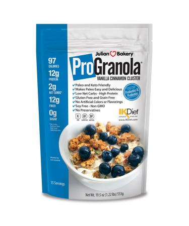 Julian Bakery Pro Granola Vanilla Cinnamon Cluster 1.22 lbs (555 g)