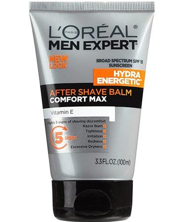 L'Oreal Skincare Men Expert Hydra Energetic Aftershave Balm with Vitamin E - 3.3 fl. oz