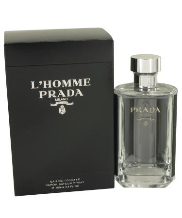 Prada L'homme by Prada Eau De Toilette Spray 3.4 oz for Men