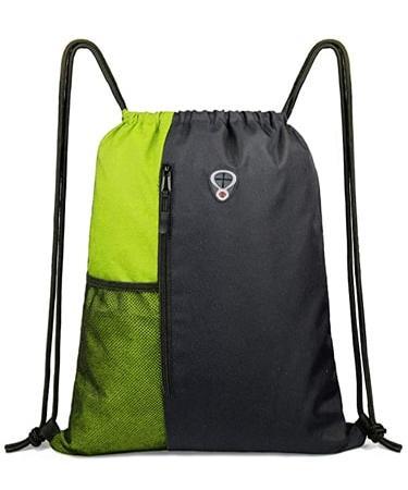 BeGreen Drawstring Backpack Sports Gym Bag 