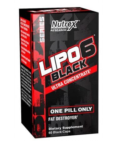 Nutrex Lipo-6 Black - Not Flavored - 60 Capsules