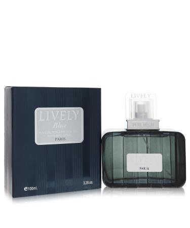 Lively Blue by Parfums Lively Eau De Toilette Spray 3.3 oz for Men