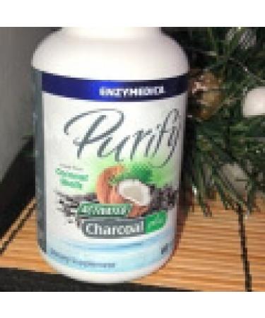 Enzymedica Purify Activated Coconut Charcoal+ 60 Capsules