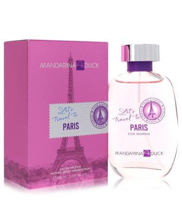 Mandarina Duck Let's Travel to Paris by Mandarina Duck Eau De Toilette Spray 3.4 oz for Women