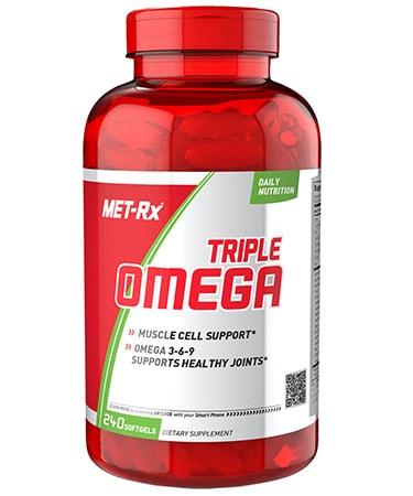 MET-Rx Triple Omega - Not Flavored - 240 Capsules