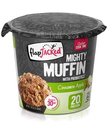 FlapJacked Mighty Muffin - Cinnamon Apple | Protein-Packed Snack - 1 Pack - Buy Online on GoSupps.com