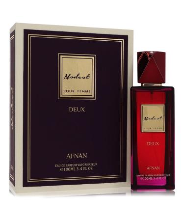 Modest Pour Femme Deux by Afnan Eau De Parfum Spray 3.4 oz for Women