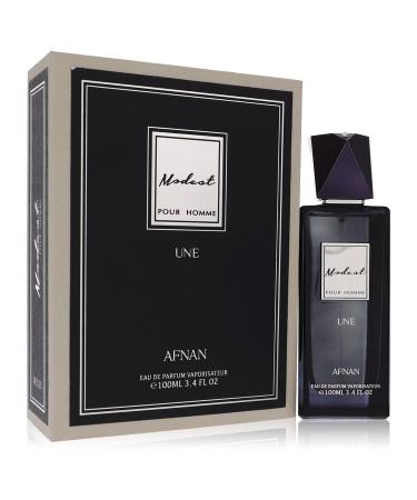 Modest Pour Homme Une by Afnan Eau De Parfum Spray 3.4 oz for Men