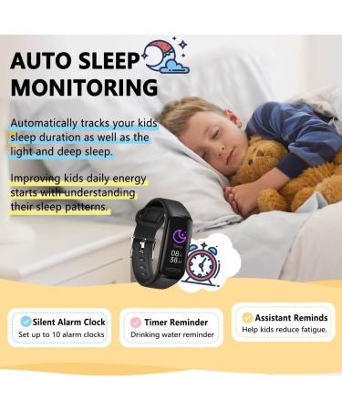 MorePro Kids Fitness Tracker for Girls Boys with Blood Oxygen Monitor  Body Temperature DIY Screen Smart Watch with Heart Rate Sleep Monitor  SpO2 IP68 Waterproof Pedometer. - Buy Online on GoSupps.com