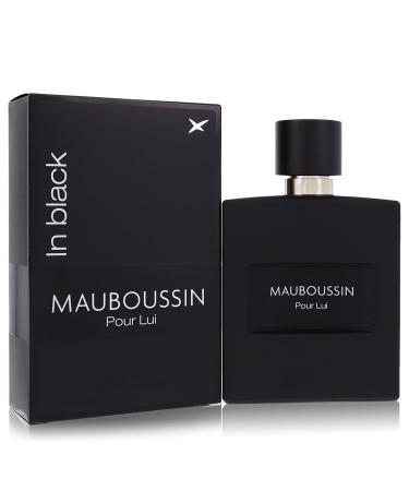 Mauboussin Pour Lui In Black by Mauboussin Eau De Parfum Spray 3.4 oz for Men