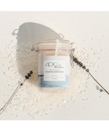 400 Below Magnesium Rich Dead Sea Bath Salts RELAX with Lavender Oil - Buy Online on GoSupps.com