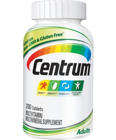 Centrum Multivitamin - With Vitamins C and D - 200 Tablets - Buy Online on GoSupps.com